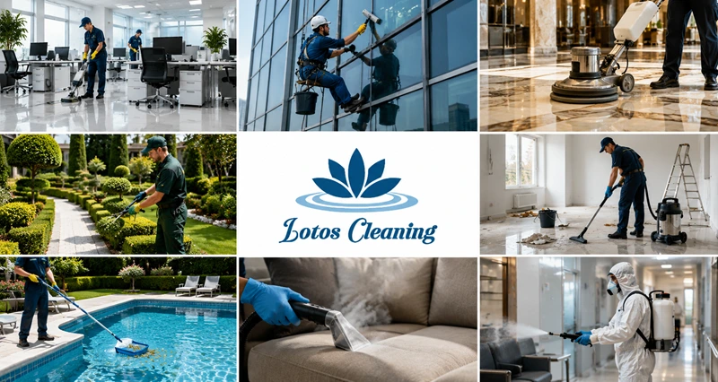 Peşəkar təmizlik xidmətləri Bakıda LOTOS CLEANING MMC