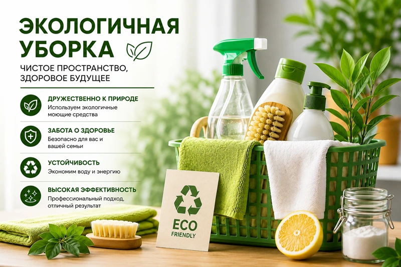 Экологичный клининг и профессиональные методы уборки